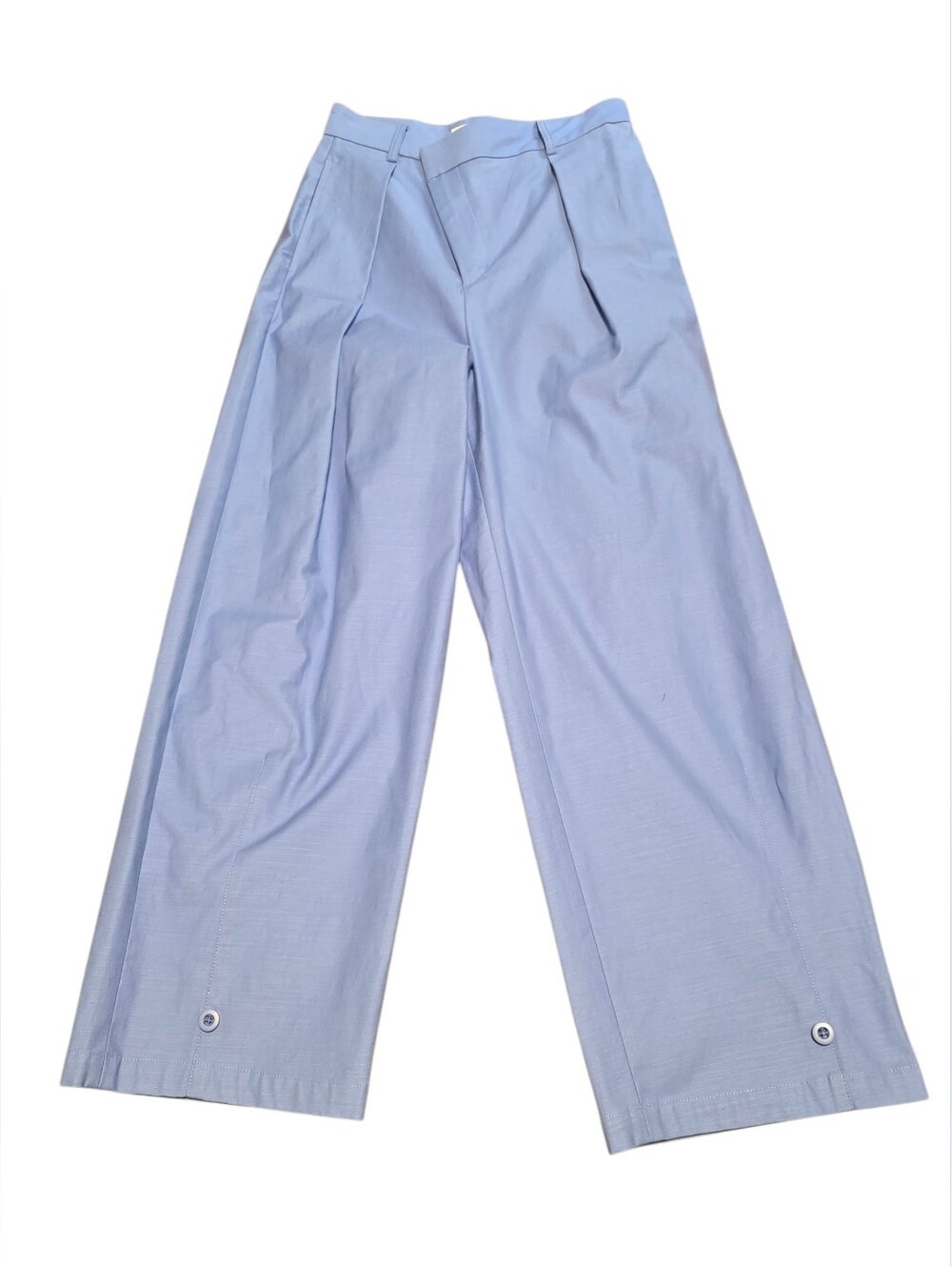 Green Label Relaxing United Arrows CPU Suso Button Tuck Pants Asymetric Fly